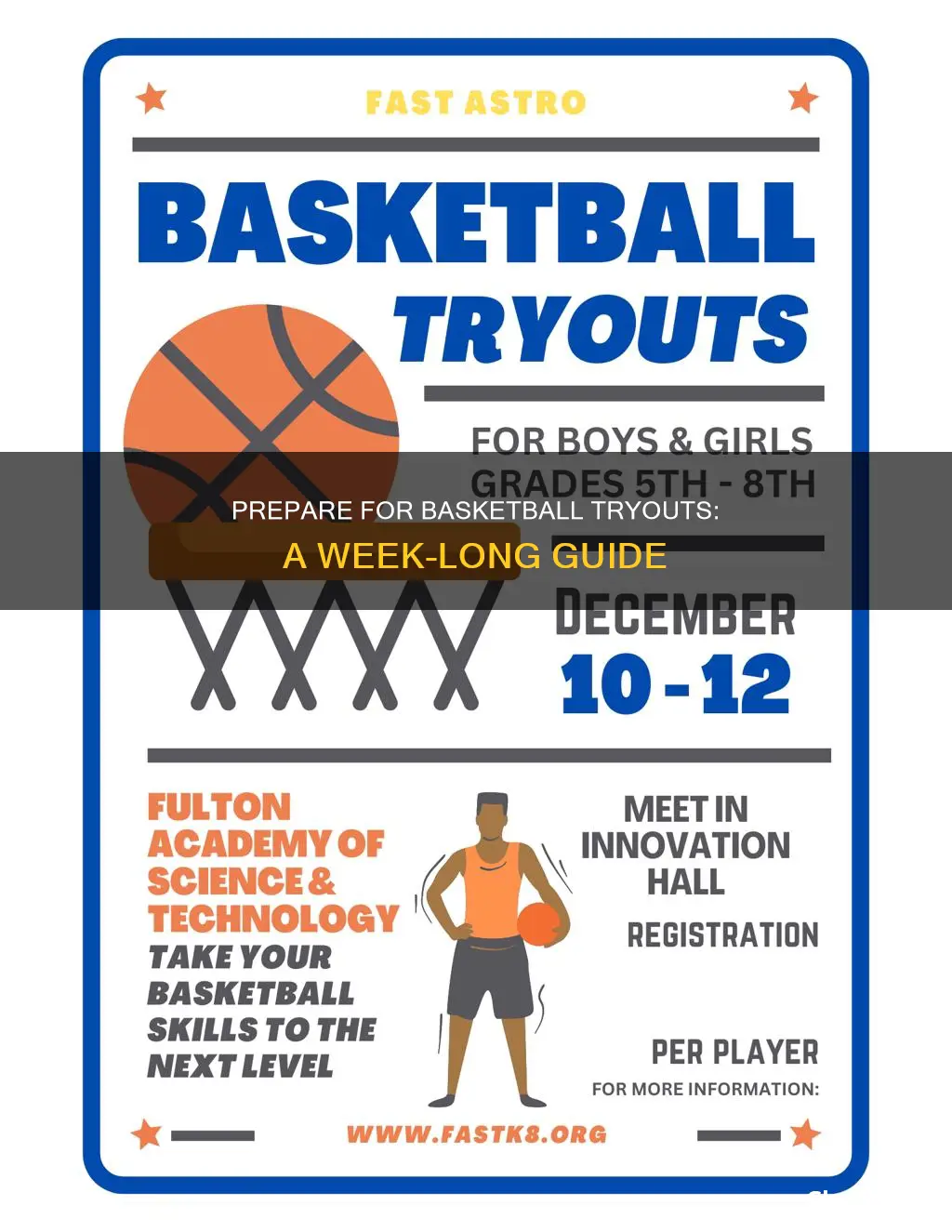 how to prepare for basketball tryouts in a week
