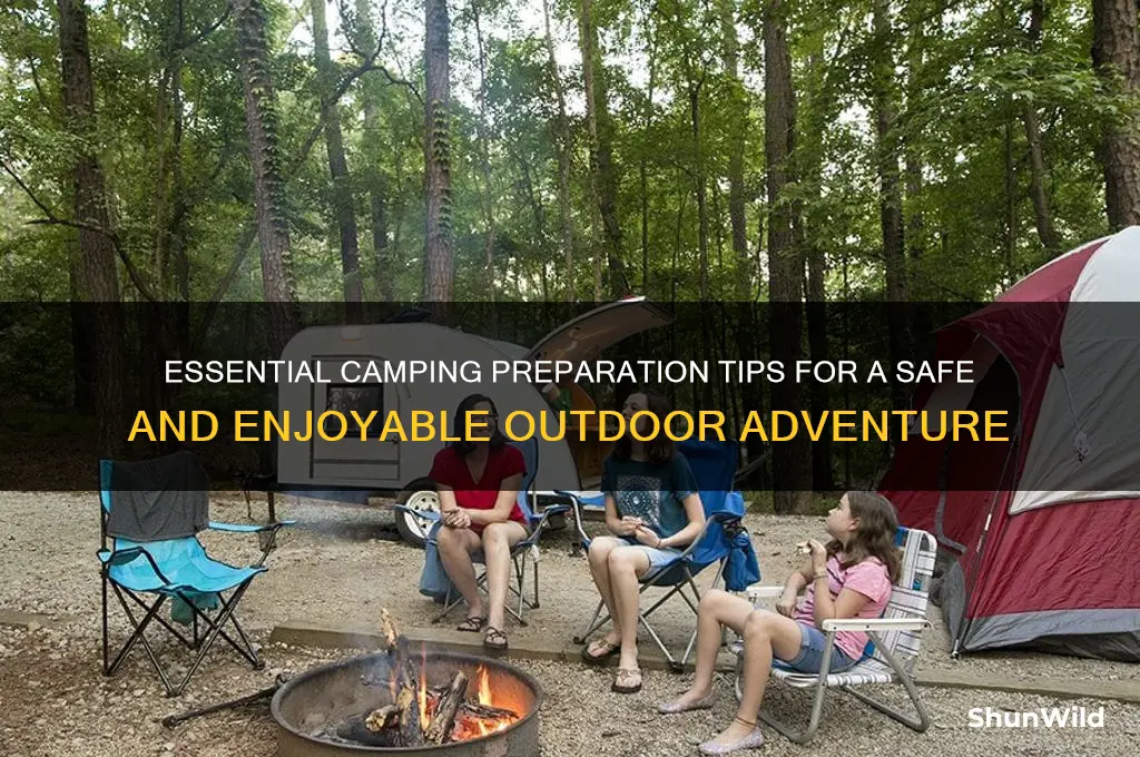 how to prepare for camping