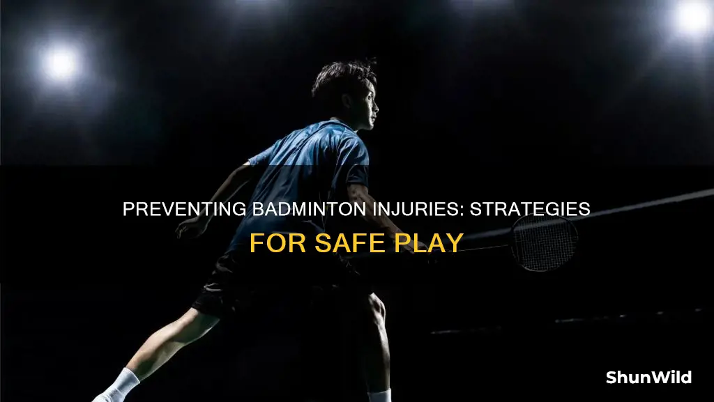how to prevent accident badminton injuries