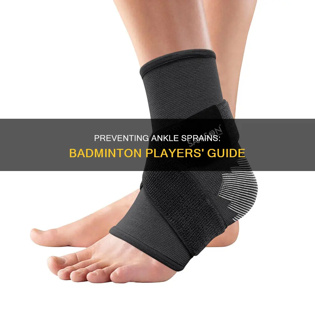 how to prevent ankle sprains in badminton