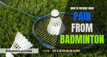 Preventing Back Pain: Tips for Badminton Players