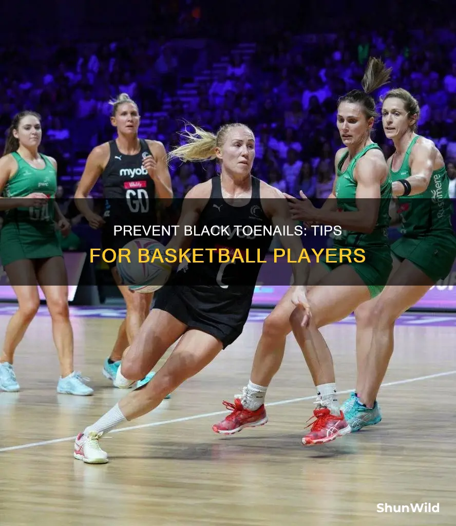 how to prevent black toenails from basketball