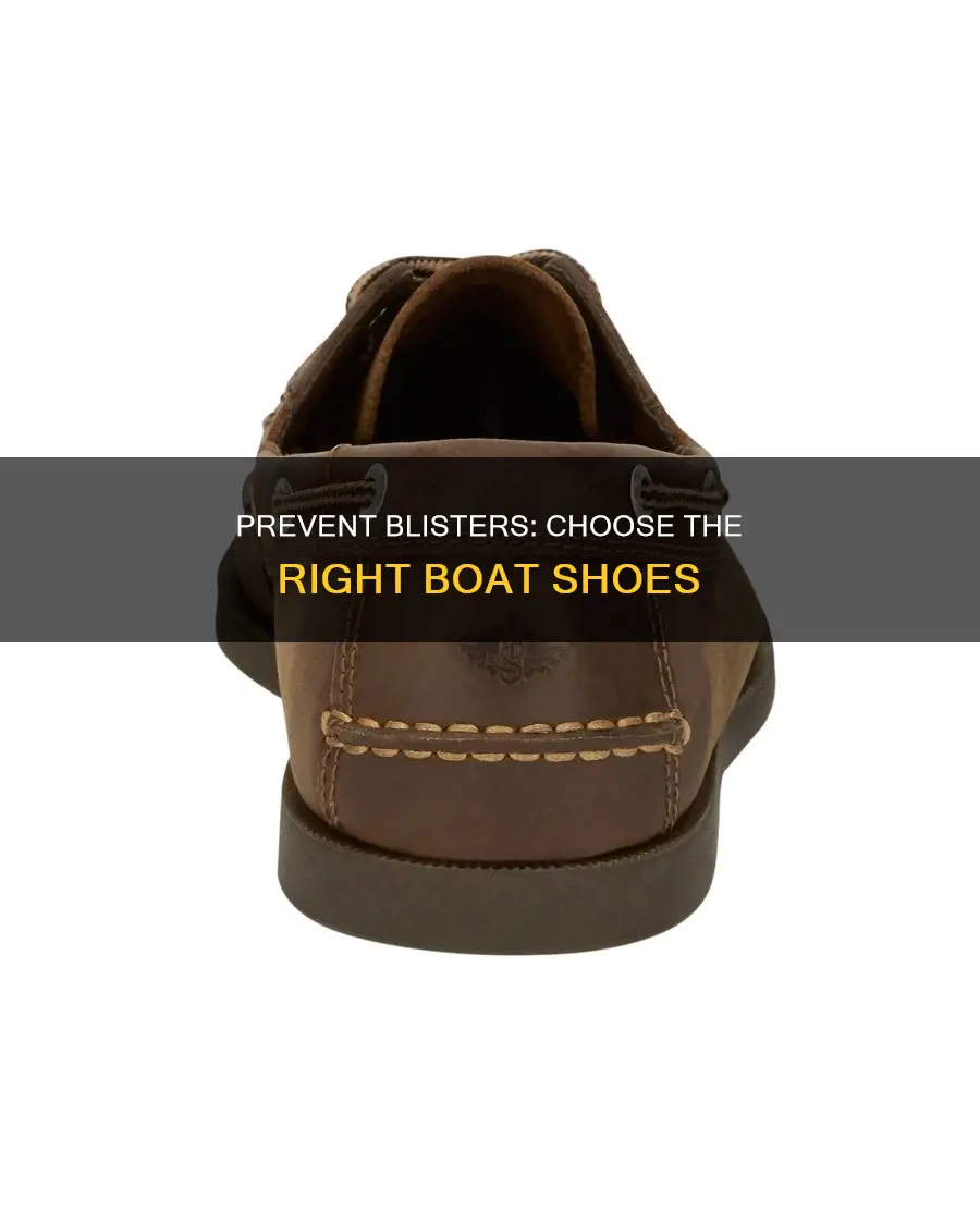 how to prevent blisters from boat shoes