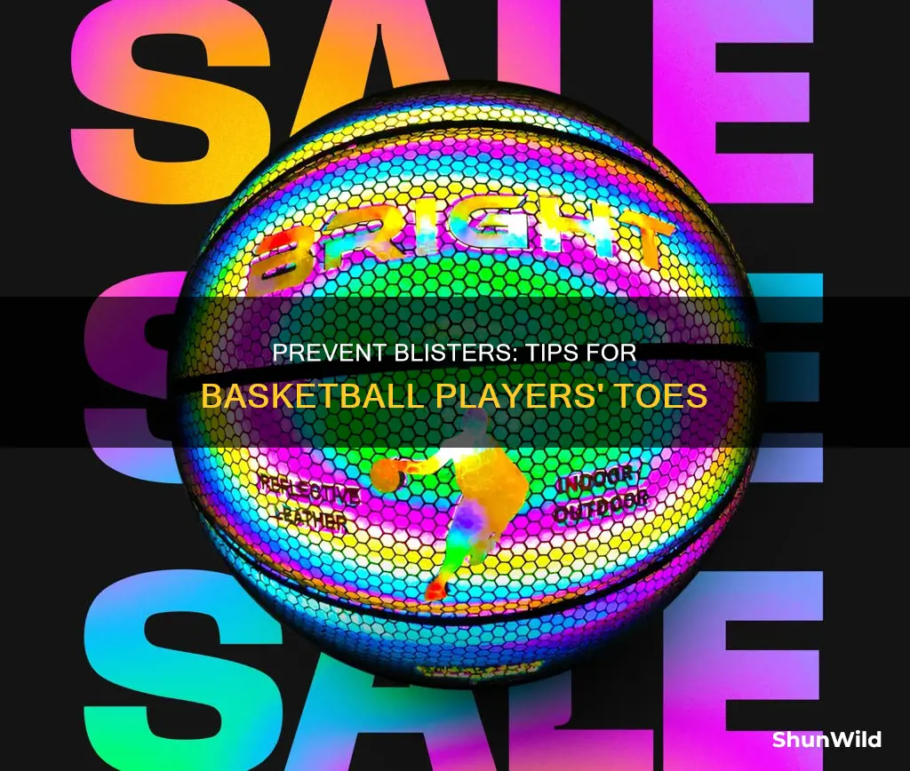 how to prevent blisters on toes basketball