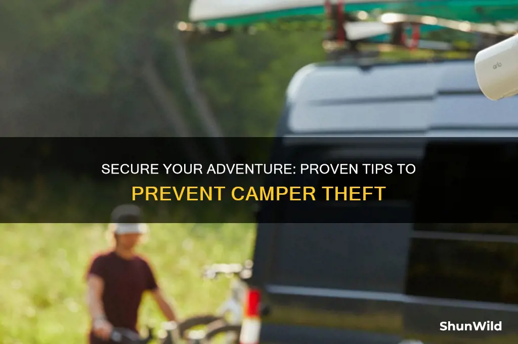 how to prevent camper theft