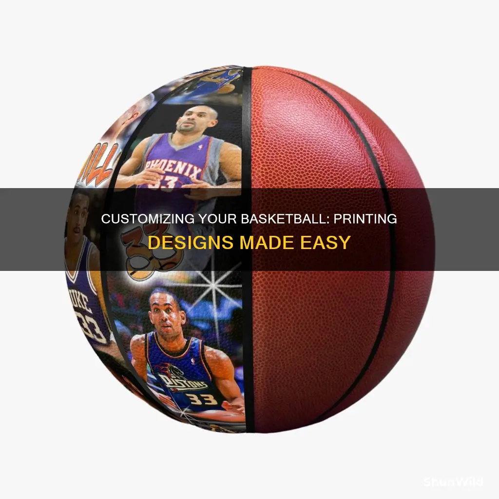 how to print on a basketball