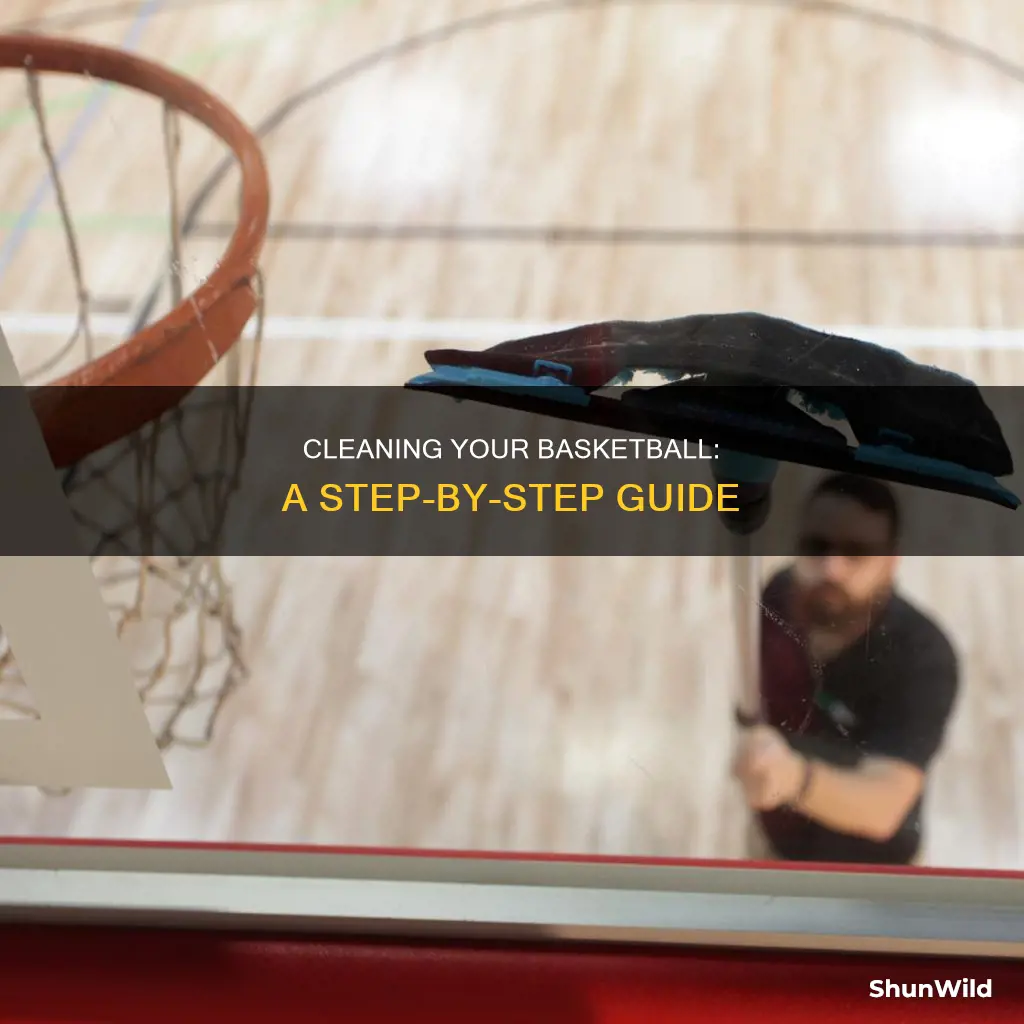 how to properly clean a basketball