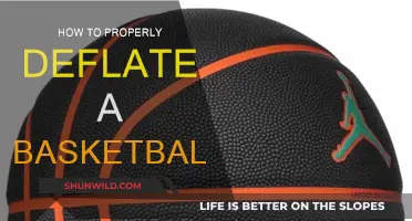 Deflating Your Basketball: A Step-by-Step Guide