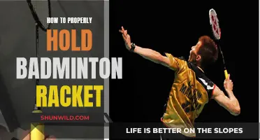 Gripping for Success: Holding a Badminton Racket