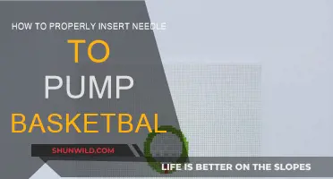 The Right Way to Needle Pump Your Basketball