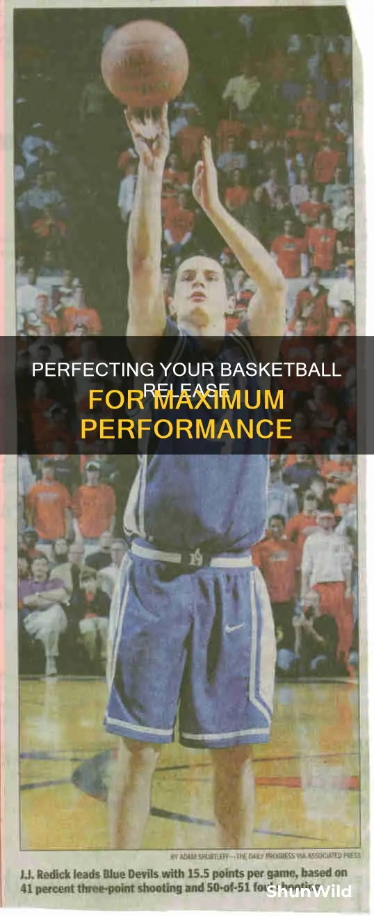 how to properly release a basketball