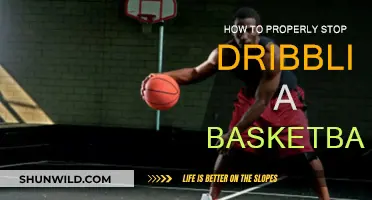 Perfecting the Art of Stopping a Basketball Dribble