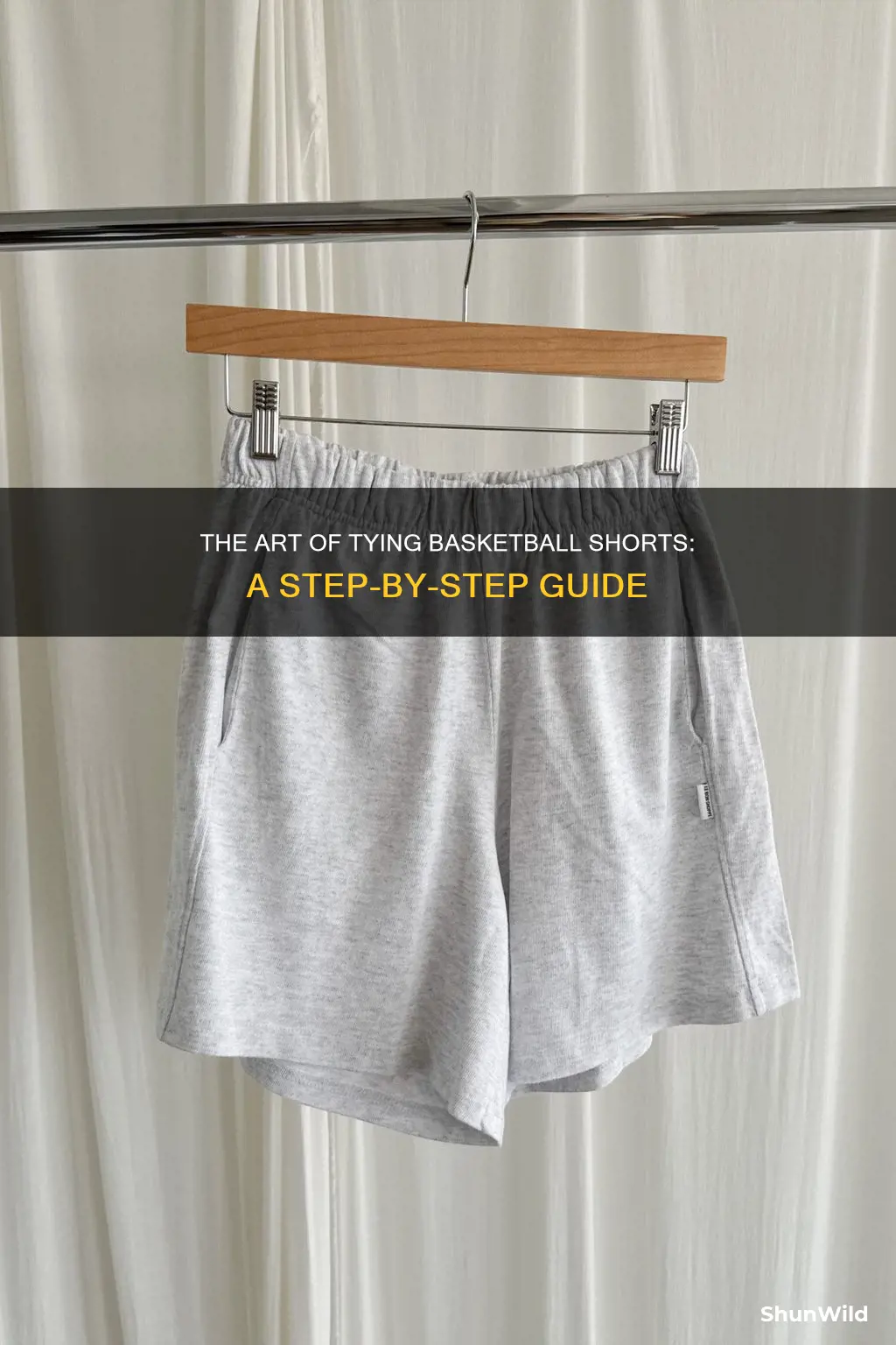 how to properly tie basketball shorts