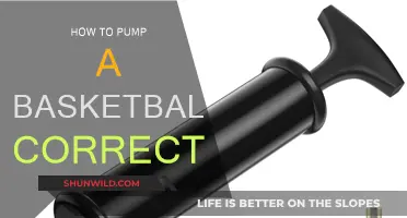 Pumping a Basketball: The Right Way