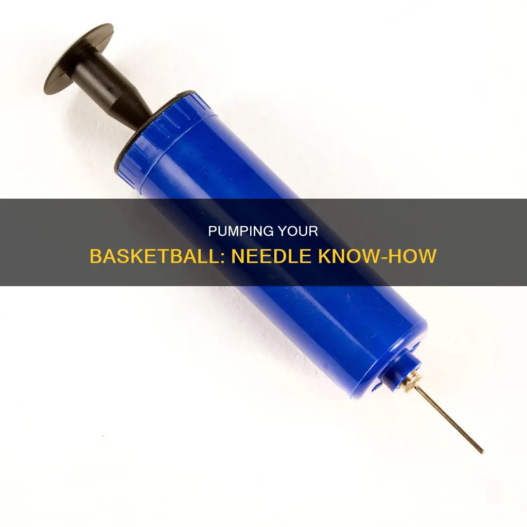 how to pump a basketball with a needle