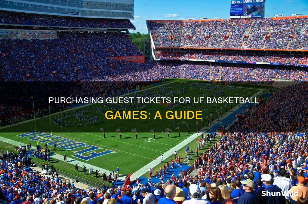 how to purchase guest tickets uf basketball