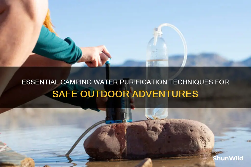 how to purify water camping