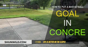 Setting Up a Basketball Hoop: Concrete Installation Guide
