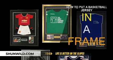 Framing Your Jersey: Display Your Basketball Keepsake