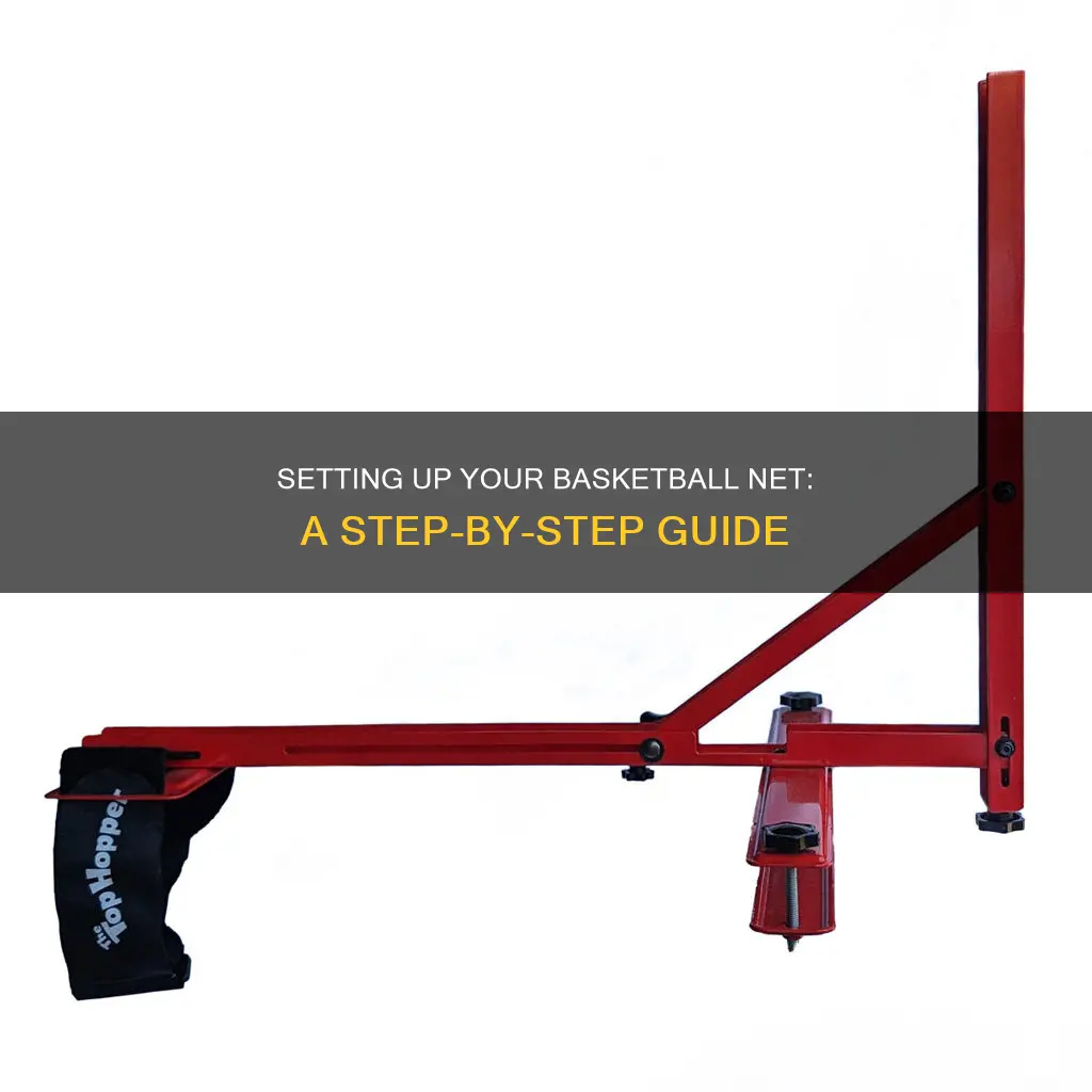 how to put a basketball net on a rim