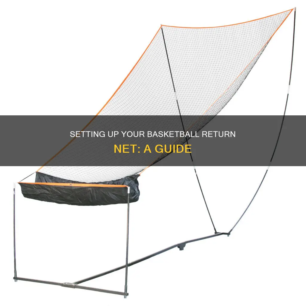 how to put a basketball return on net
