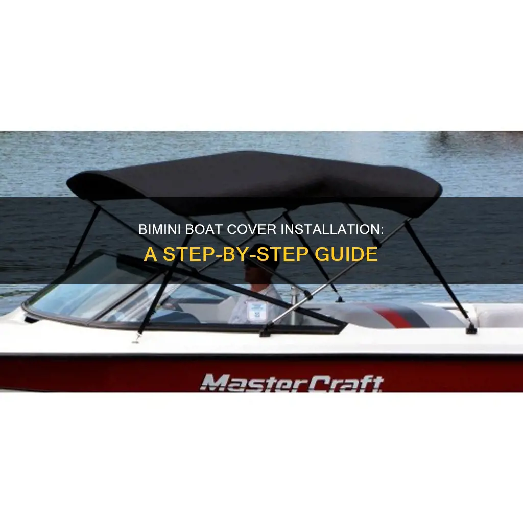 how to put a bimini cover on boat diagram