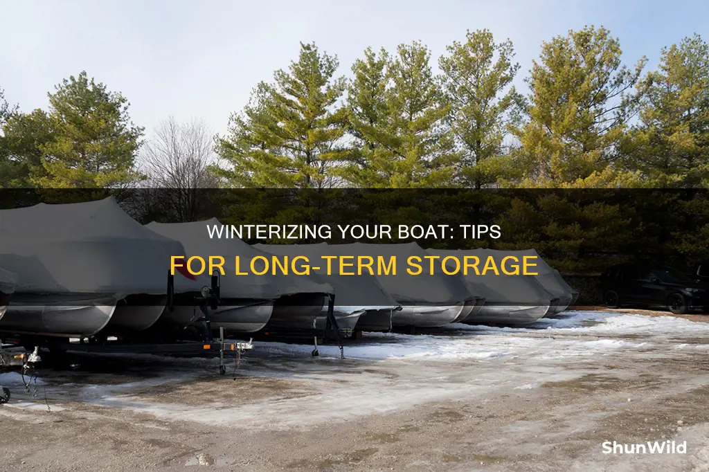 how to put a boat away for winter