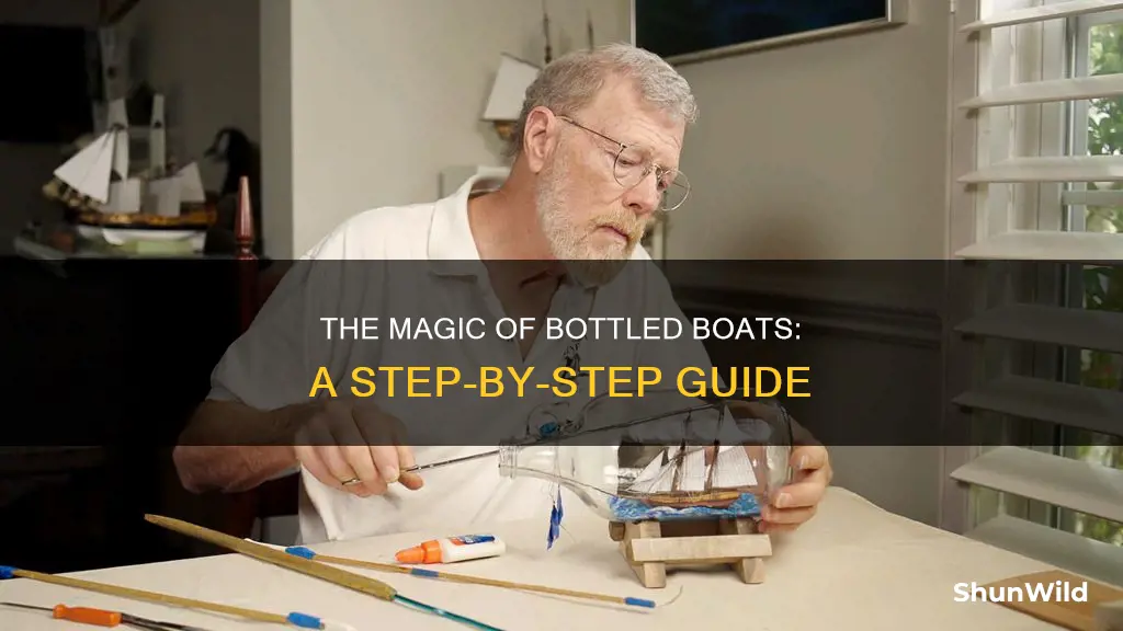 how to put a boat in a glass bottle