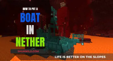 Putting a Boat in the Nether: A Step-by-Step Guide