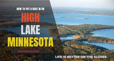 Putting a Boat in on High Lake, Minnesota