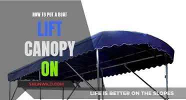 Putting on a Boat Lift Canopy: Easy Steps to Follow