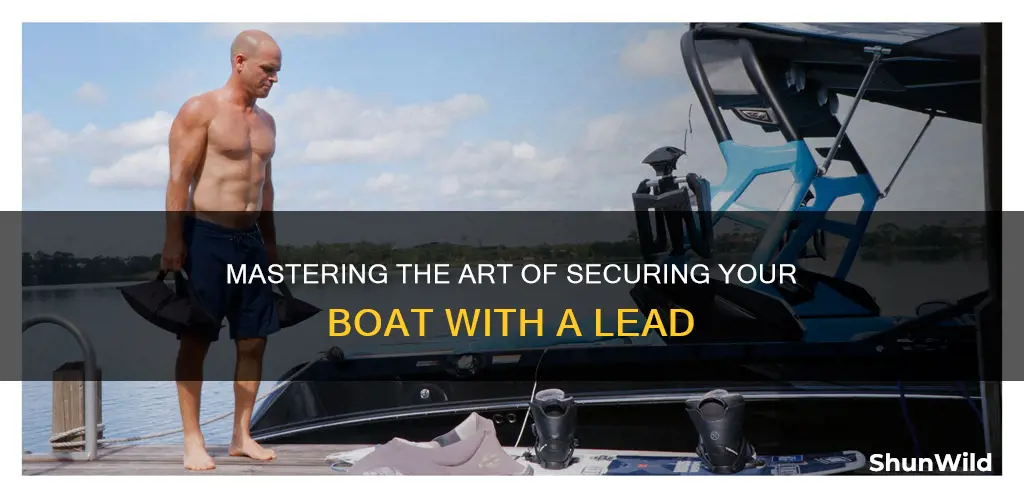 how to put a boat on a lead