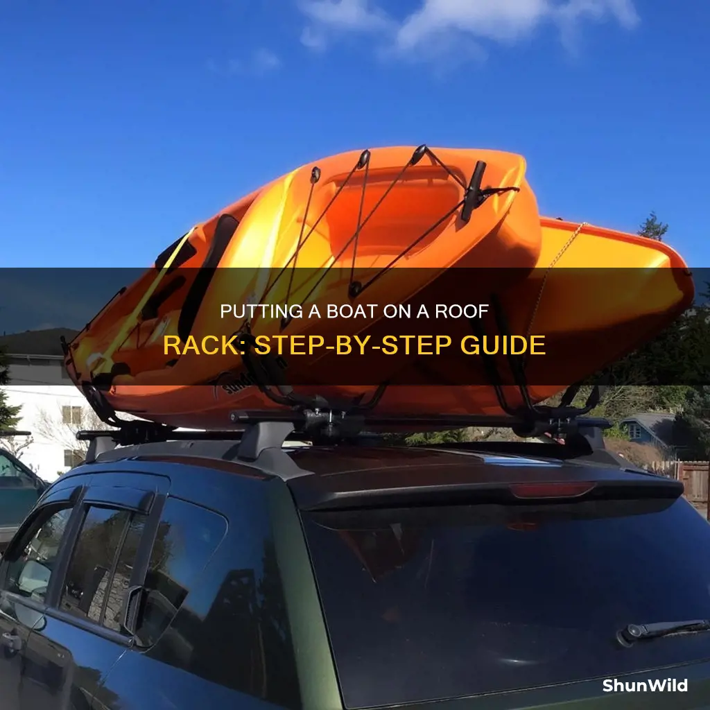 how to put a boat on a roof rack