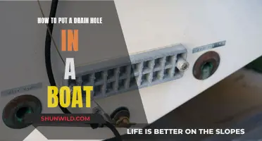 Drill a Drain Hole: Keep Your Boat Afloat