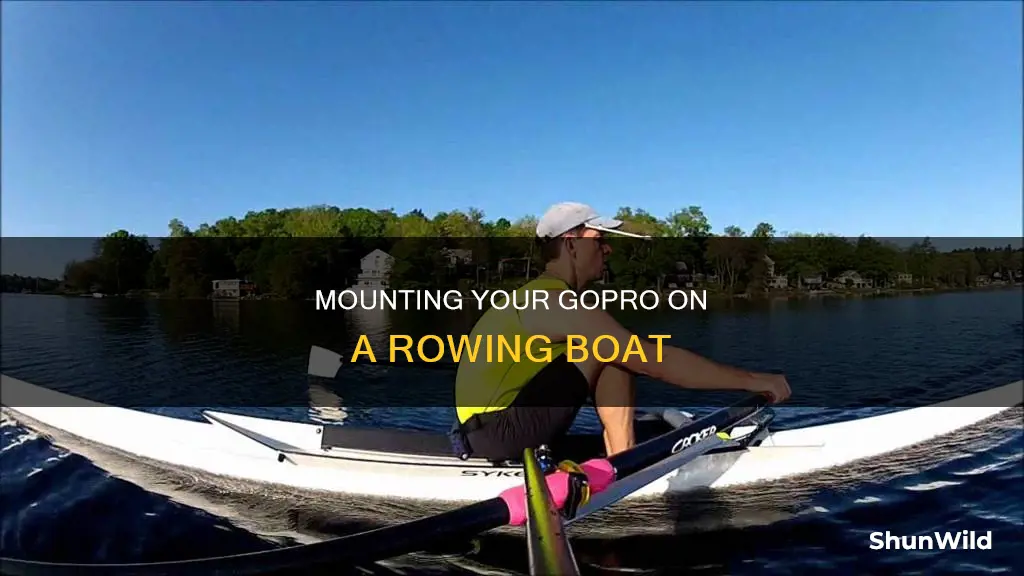 how to put a gopro on a rowing boat