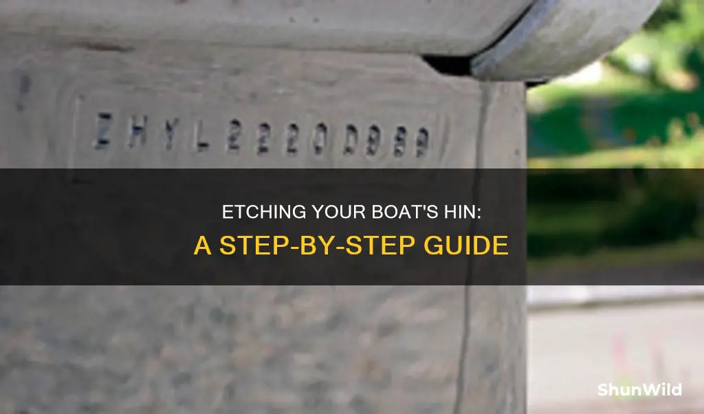 how to put a hin number on a boat