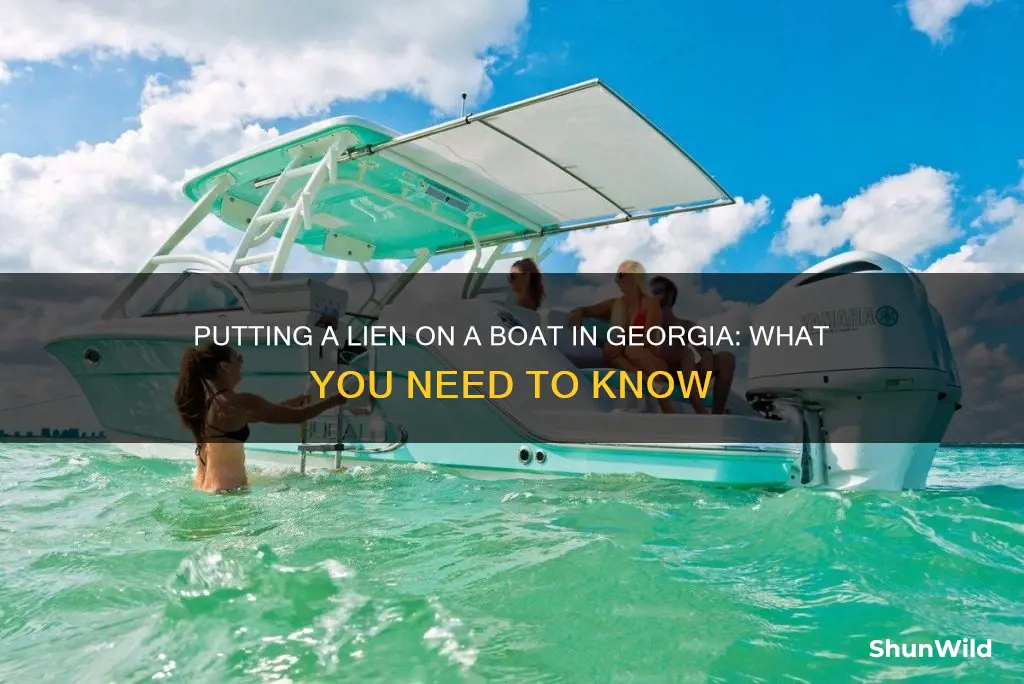 how to put a lien on a boat in Georgia