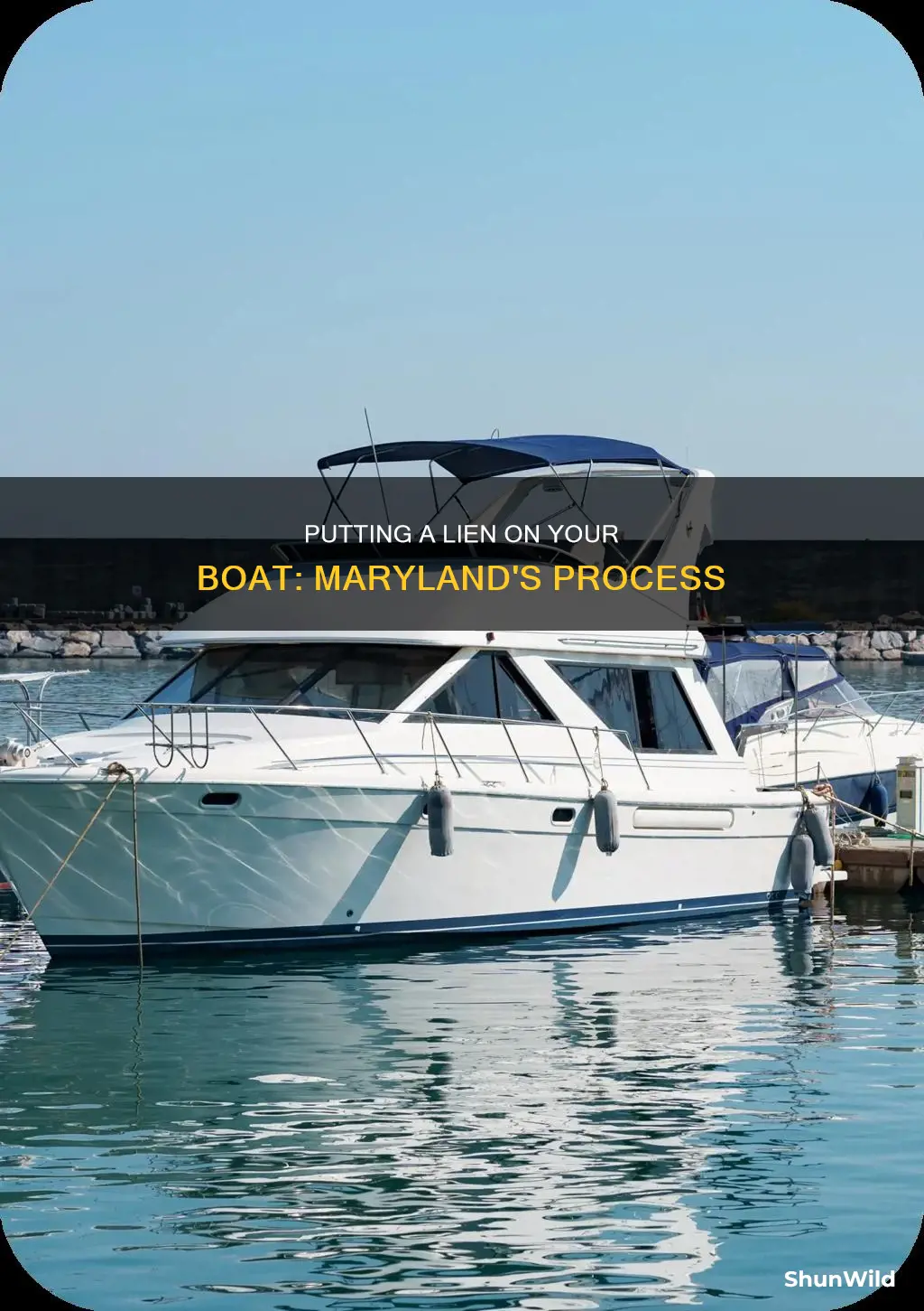 how to put a lien on a boat in maryland