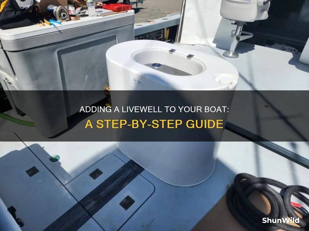 how to put a livewell in a boat