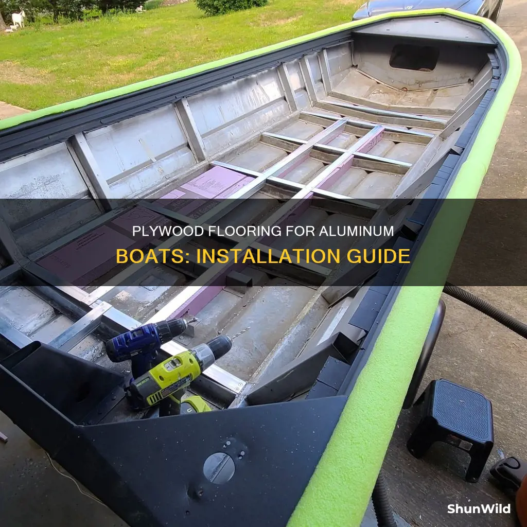 how to put a plywood floor in an aluminum boat