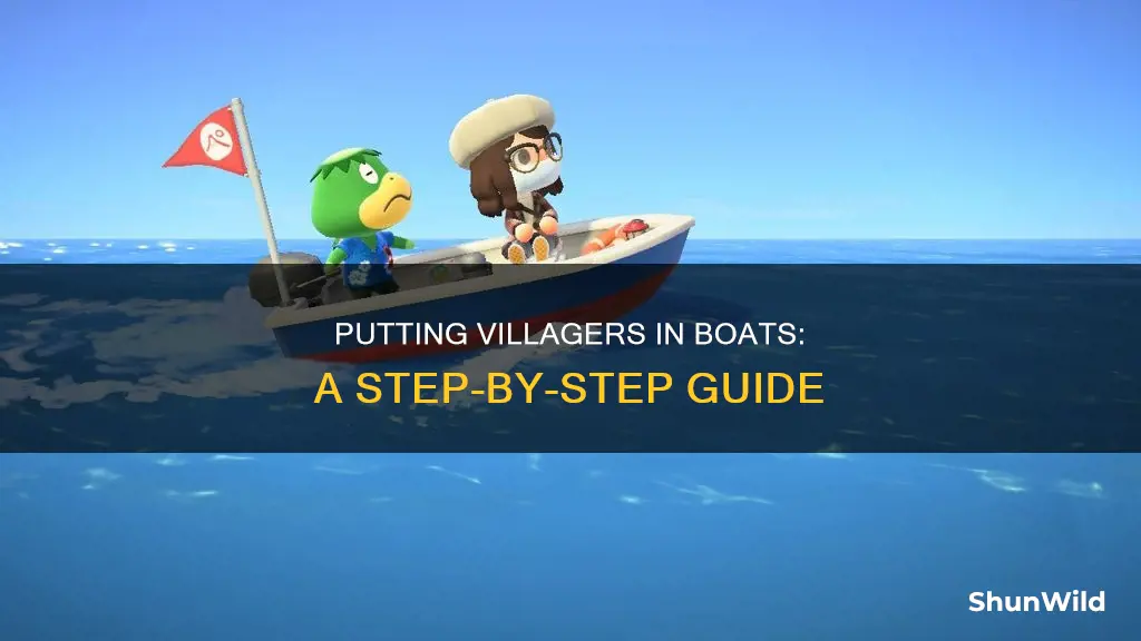 how to put a villiger in a boat