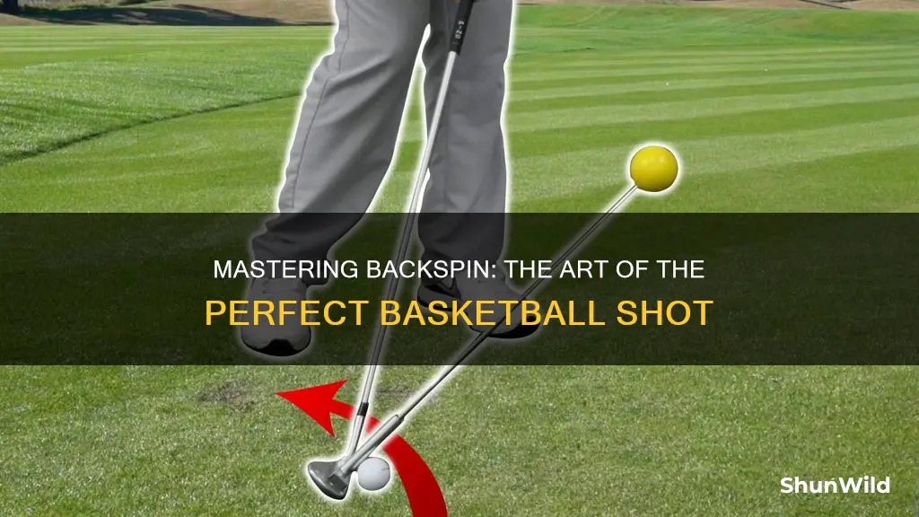 how to put backspin on a basketball shot