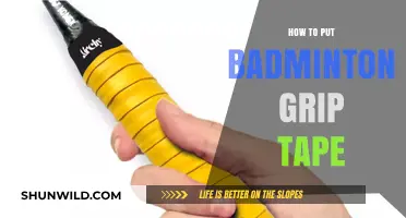 Applying Badminton Grip Tape: A Step-by-Step Guide