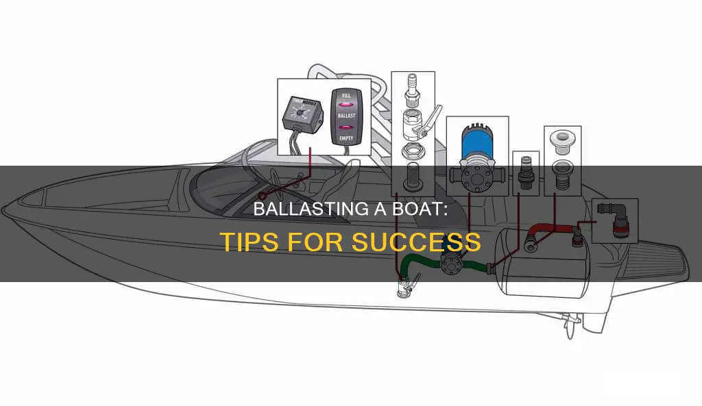 how to put ballast in a boat