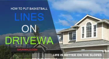The Perfect Home Court: Painting Basketball Lines on Driveways