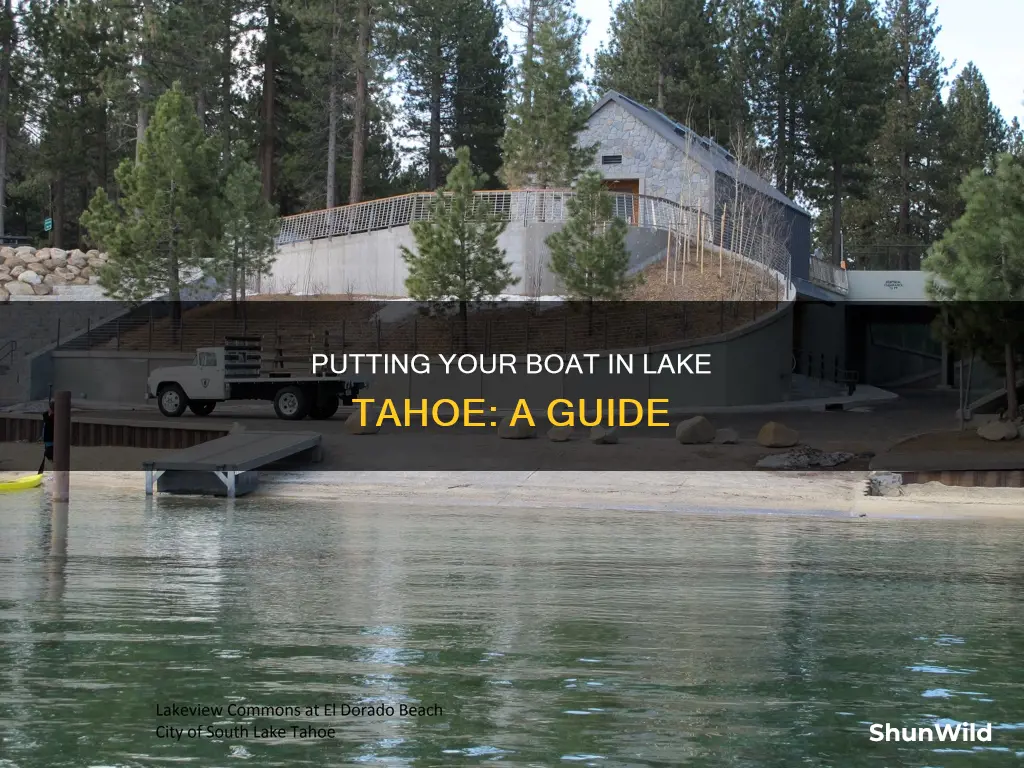 how to put boat in lake tahoe