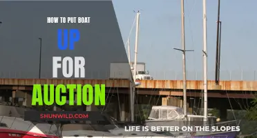 Putting Your Boat Up for Auction: A Step-by-Step Guide