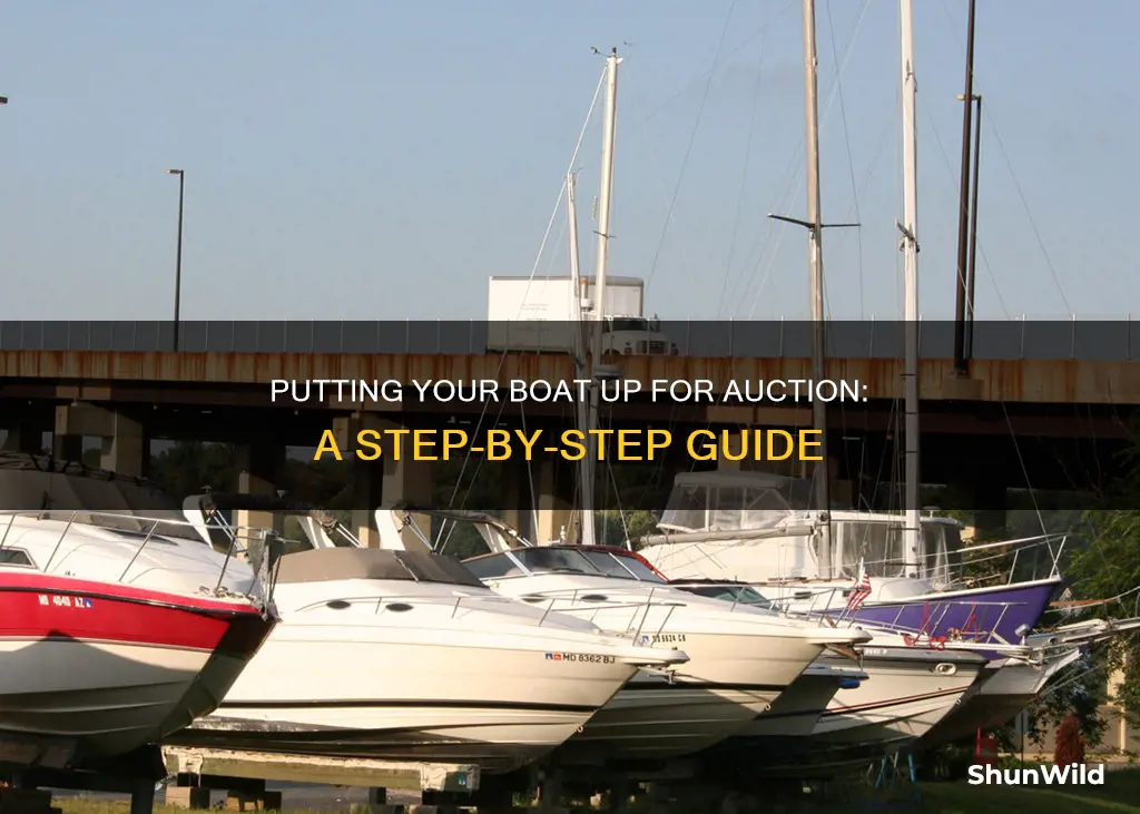 how to put boat up for auction