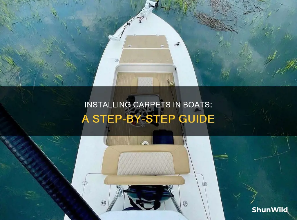 how to put carpet in a boat