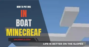 Guide to Transporting Your Dog in a Boat on Minecraft